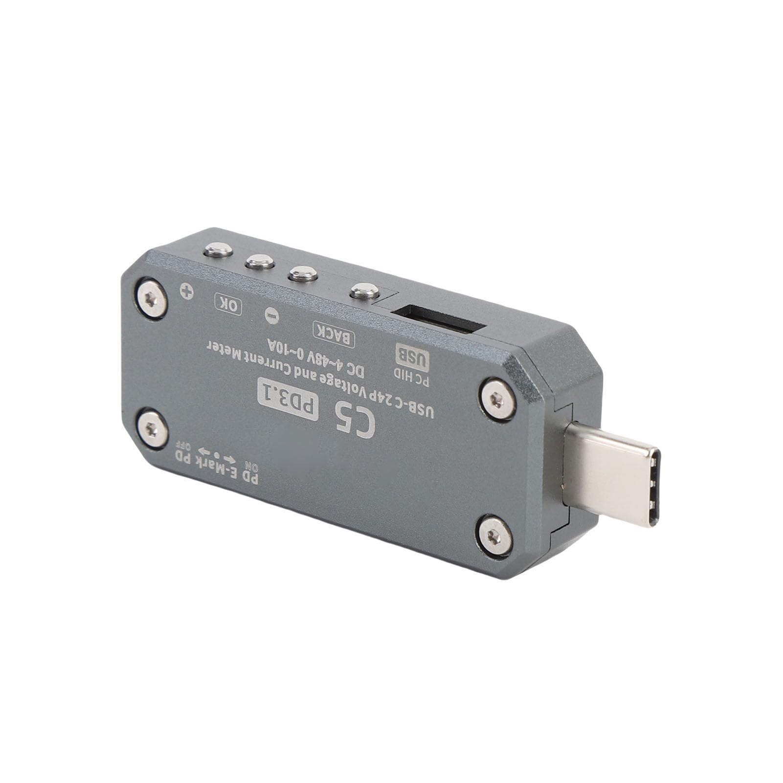 Tester typu C Miernik napięcia prądu 1,47-calowy kolorowy ekran Woltomierz Amperomierz Obsługa USB PD3.1 EPR