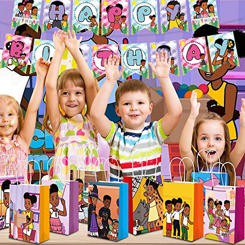 Yjoo 24 Pcs Gracies Party Gift Bags Party Supplies/Candy Bags, Tote Bags, Gift Bags For Kids Paper Favor Packs Adults Birthday Party Decora- 12 Patern #TOP4