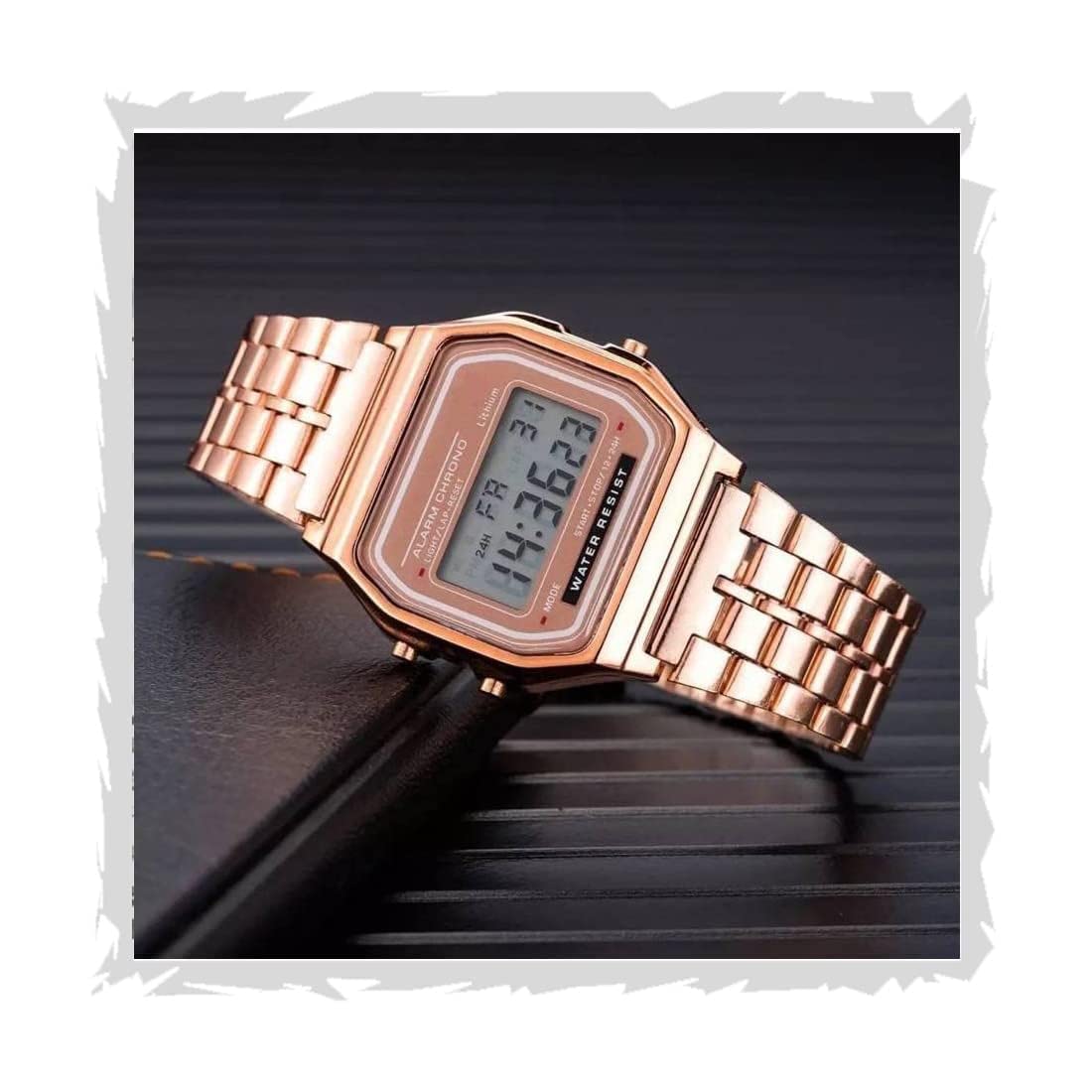 SELLORIA Digital Watch Shockproof Multi-Functional Automatic Rose Gold Colour Watch for Mens and Women Pack of 1 (B0C2454C3Y) Amazon Price History, Amazon Price Tracker