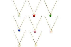Sparkling Symphony of Butterfly Necklaces: Enchanting Delights for Little Hearts