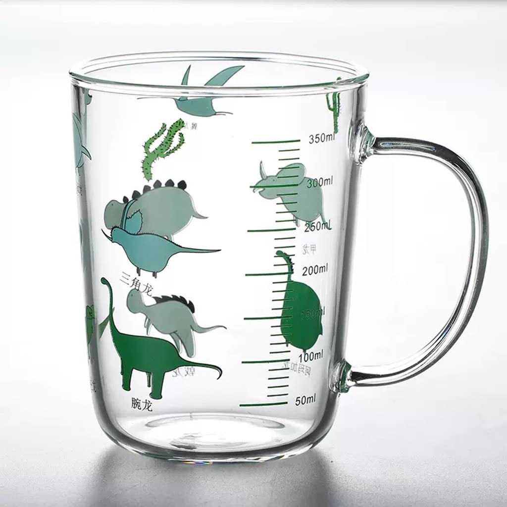 Taza medidora de Vidrio con Escala, Taza for Leche, Resistente a Altas temperaturas, for el hogar, Cocina, Hornear, Huevo batido, Taza medidora de Agua