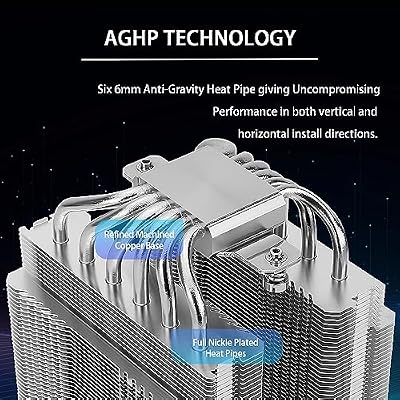 Thermalright Peerless Assassin 120 CPU Air Cooler, 6 Heat Pipes, Dual 120mm TL-C12 PWM Fan, Aluminium Heatsink Cover, AGHP Technology, for AMD AM4/AM5 Intel LGA 1700/1851/115X/1200/2011/2066 (PA120)