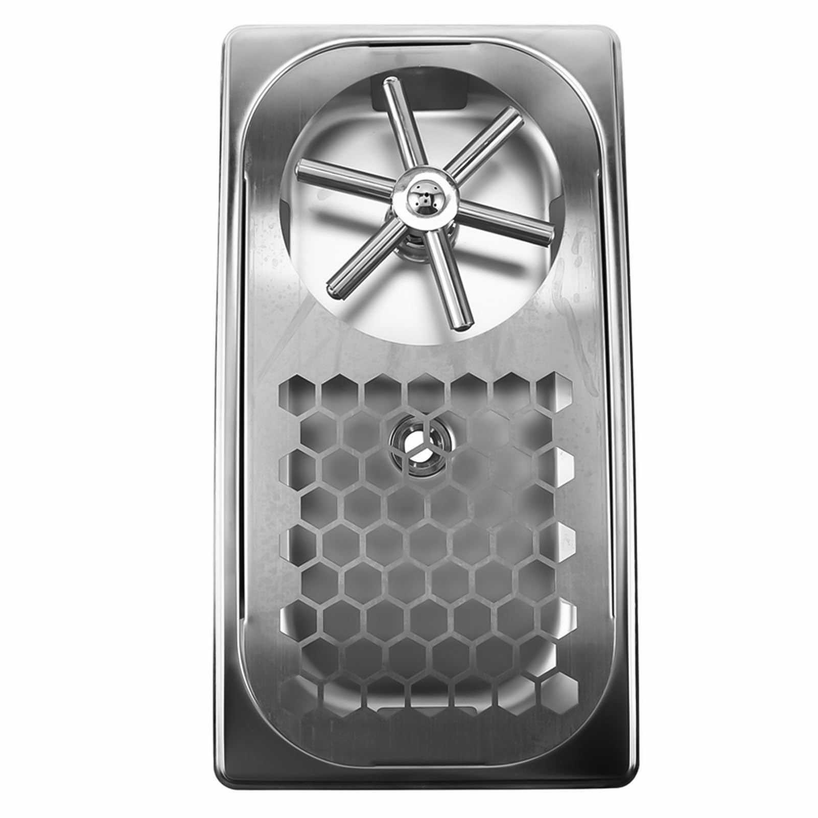 Enjuagadora de Vasos automática de Acero Inoxidable, enjuagadora de Vasos Limpiador casero Comercial lavavasos para Bar Restaurante Bar Accesorios()