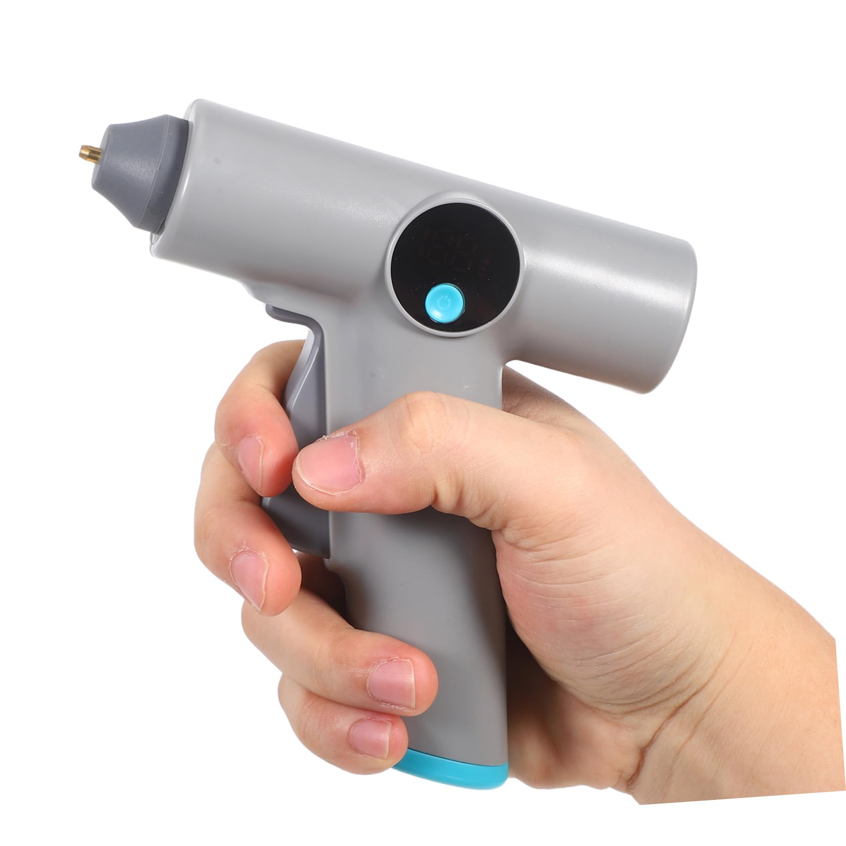 Pistola per Colla a Caldo senza Fili Ricaricabile con Controllo Digitale | Design Compatto e Leggero, Regolazione Precisa della Temperatura, per Riparazioni Domestiche e Lavori Creativi