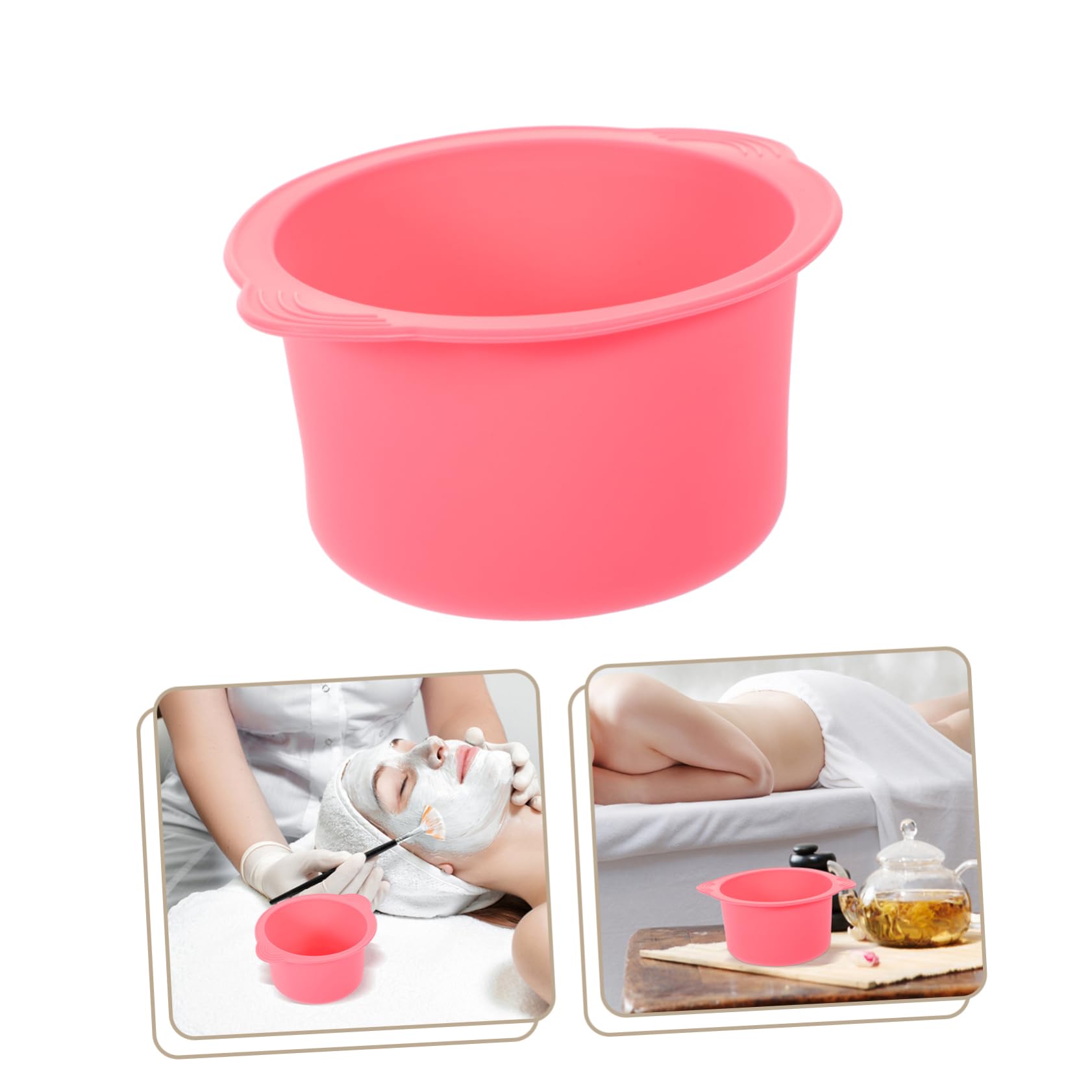 Mikinona 5 Pezzi Di Rivestimento Per Scaldacera Per La Depilazione Ciotola in Silicone Strumento Per La Fusione Della Cera Per La Sostituzione Della Ciotola Dello Scaldacera Da 400 Ml