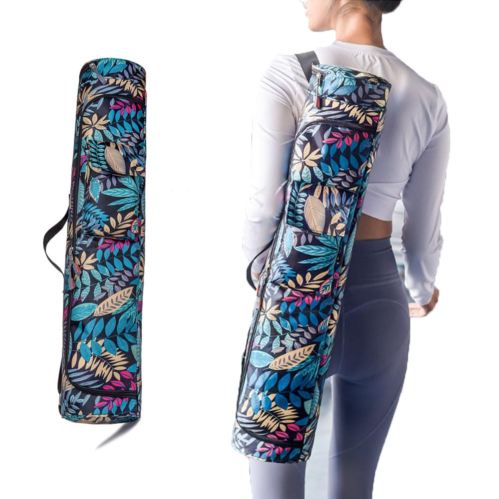 Oaygat Yoga Mat Bag Large with Carry Strap Sport Gym Carrier with Full Zipper Bottle Pocket and Wet Compartment Exercise Mat Luggage Bag Yoga Tote Carrier for Daily Trave Pilate — image 1