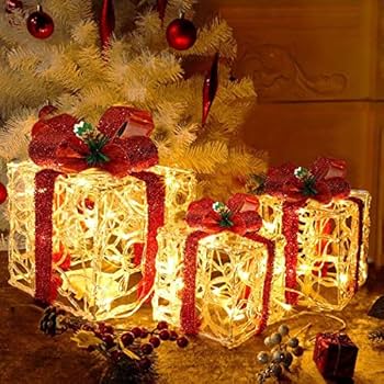 Solar christmas present boxes Clearance