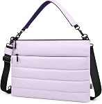 HYZUO 13.3-14 Inch Laptop Sleeve Bag for MacBook Pro 14 M5-M1 A3426 A3427, MacBook Pro/Air 13, 13" 13.3" Dell/HP/Lenovo/Asus/Acer/Samsung, Women Shoulder Bags Case Work Daily Handbag, Lilac Purple