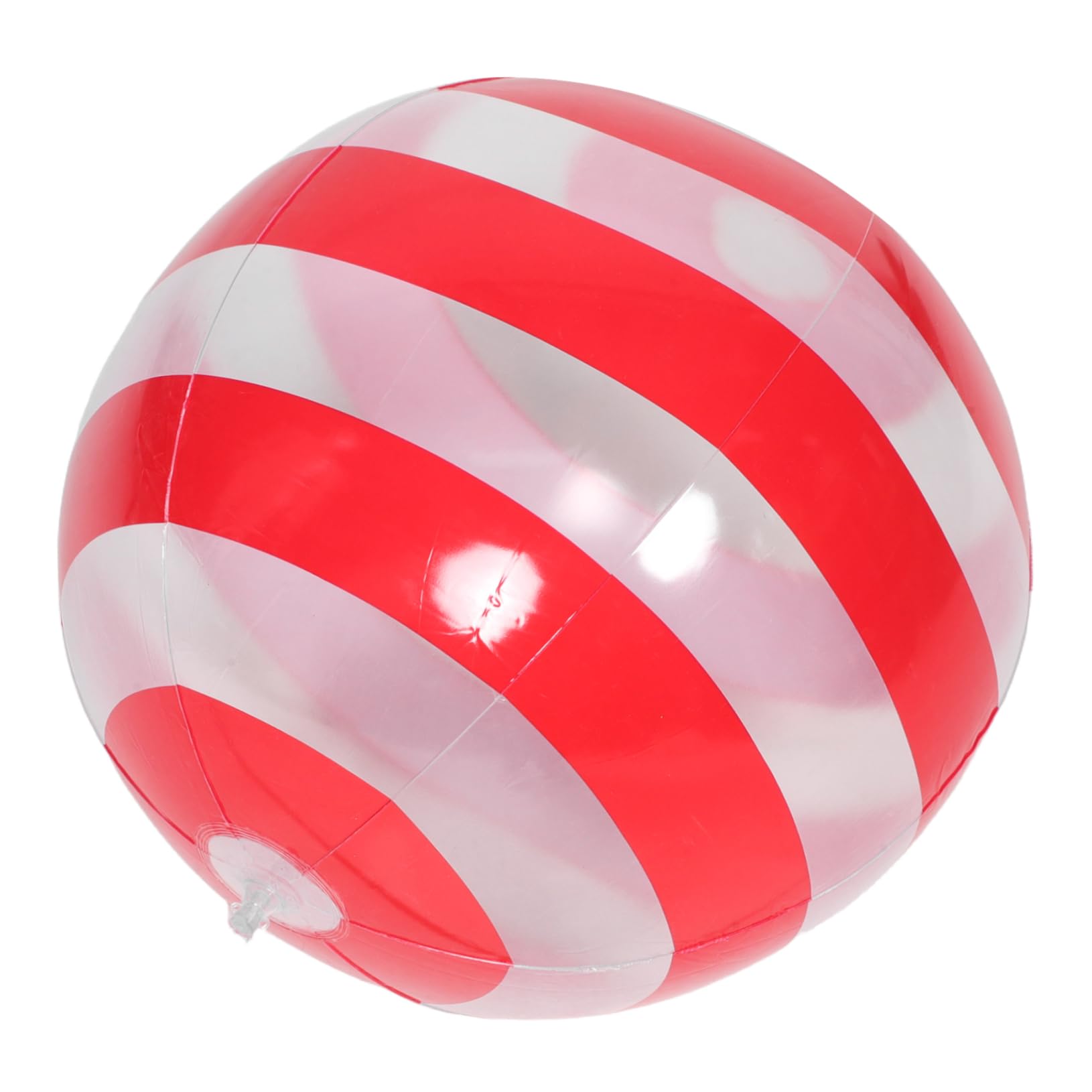 YARNOW Inflatable Beach Ball with Unique Stripe Design for Summer Parties Portable Fun for Adults for Poolside and Ocean Gatherings