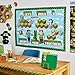Eureka Minecraft Building A Great Year Classroom Bulletin Board Set for Teachers, 33 Pieces