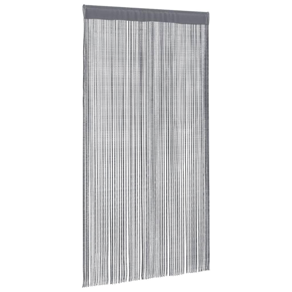 SYDE Zasłony sznurkowe 2 szt. Antracyt 140 x 250 cm