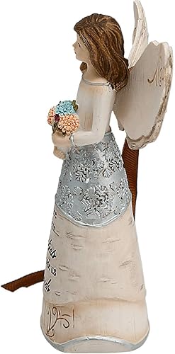 Miniatura 3 de Pavilion Gift Company 82342 Elements Sister Angel - Figura de ángel (4-12 pulgadas), color plateado