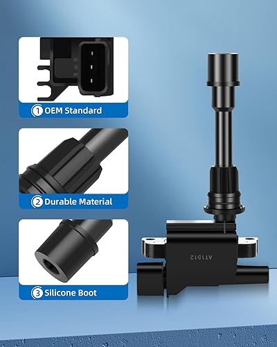 Vista 2102 de ECCPP Bobinas de encendido portátiles de repuesto para automóvil compatibles con Infiniti I30/para Nissan Maxima 3.0L V6 2000-2001 Reemplazo