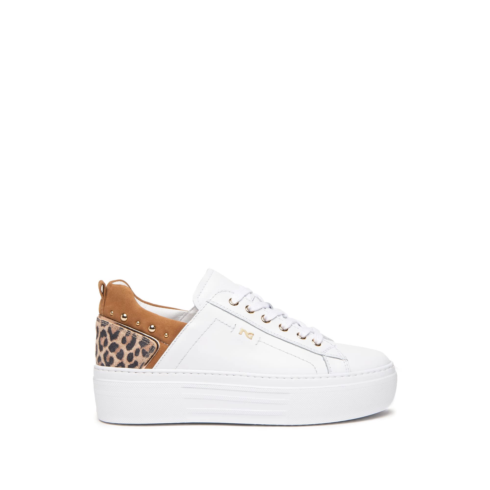 Nero Giardini E306532D Baskets pour femme en cuir et daim