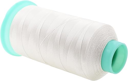 Miniatura 743 de Mandala Crafts Hilos de coser resistentes de nailon consolidado, hilo para tejer jeans de cuero, hilos de tapicería marina al aire libre, Beige