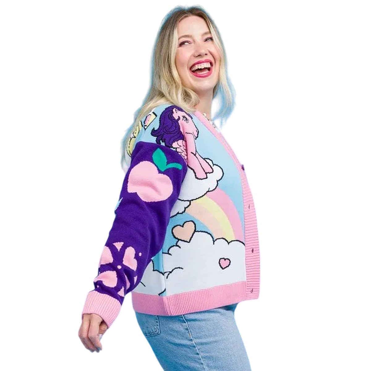TruffleShuffle My Little Pony Clouds Cardigan Off-White