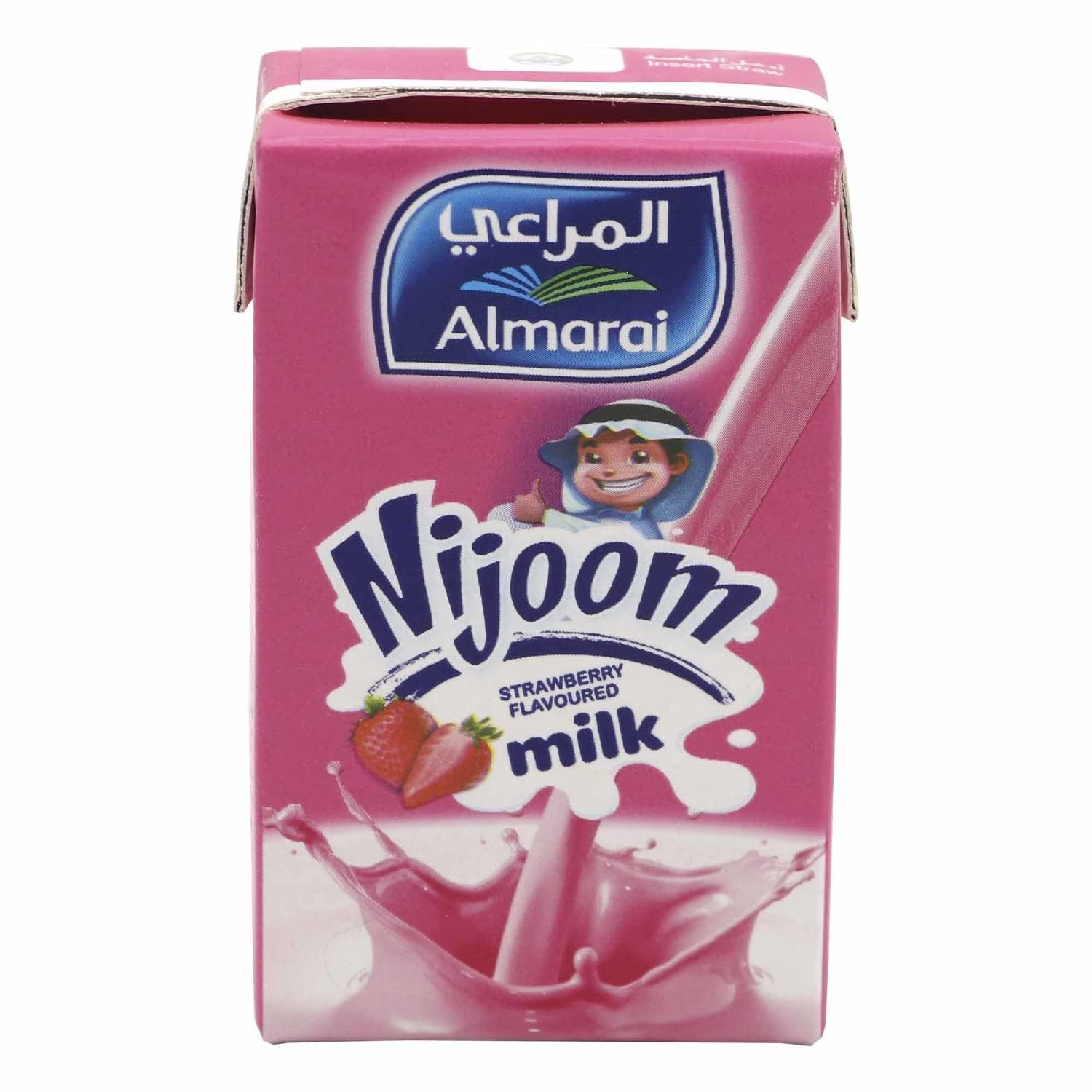 Al Marai Nijoom Strawberry Flavoured Milk, 6 x 150ml