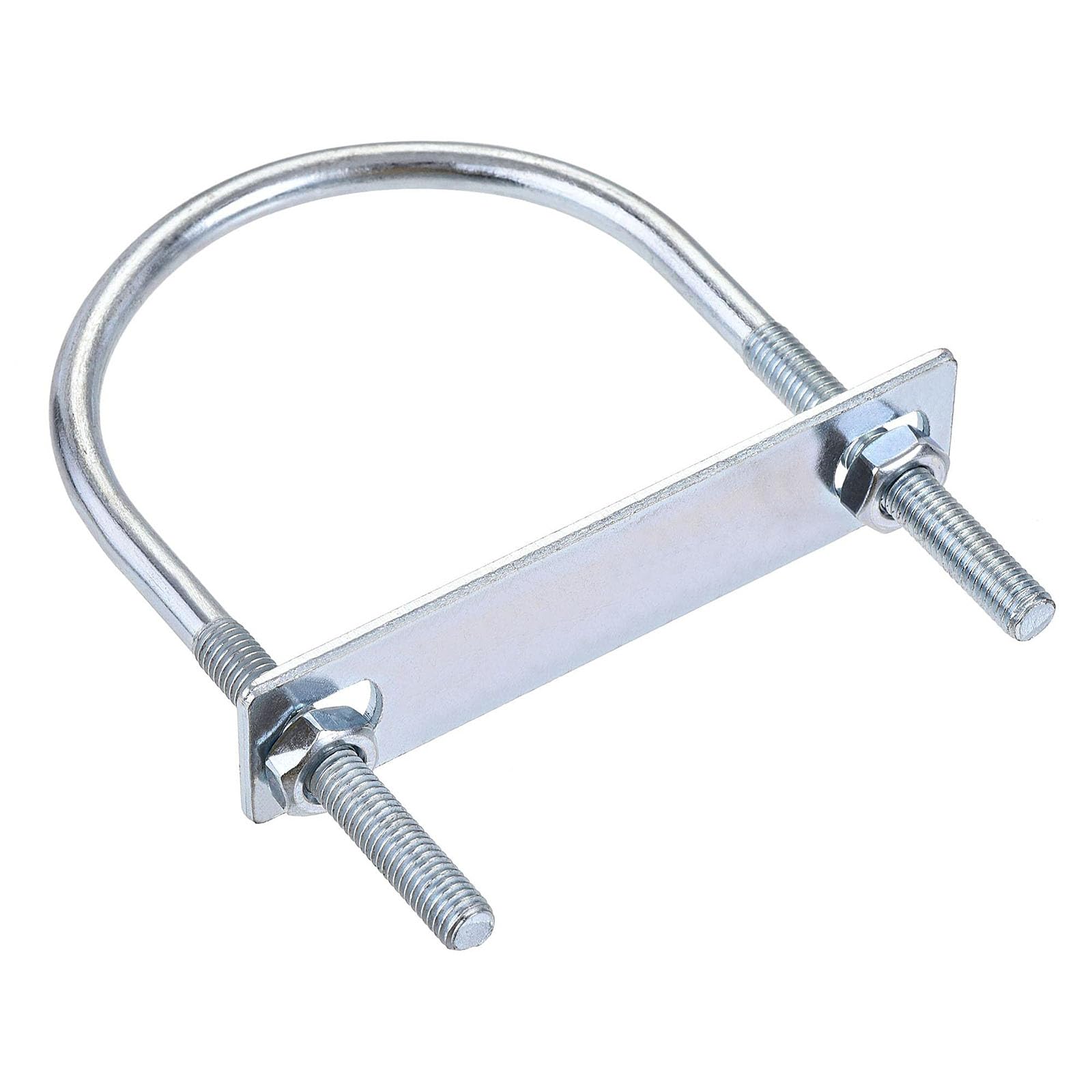 TA-VIGOR M8 Round U-Bolts, 80mm Inner Width 130mm Length Steel U-Bolts with Nut