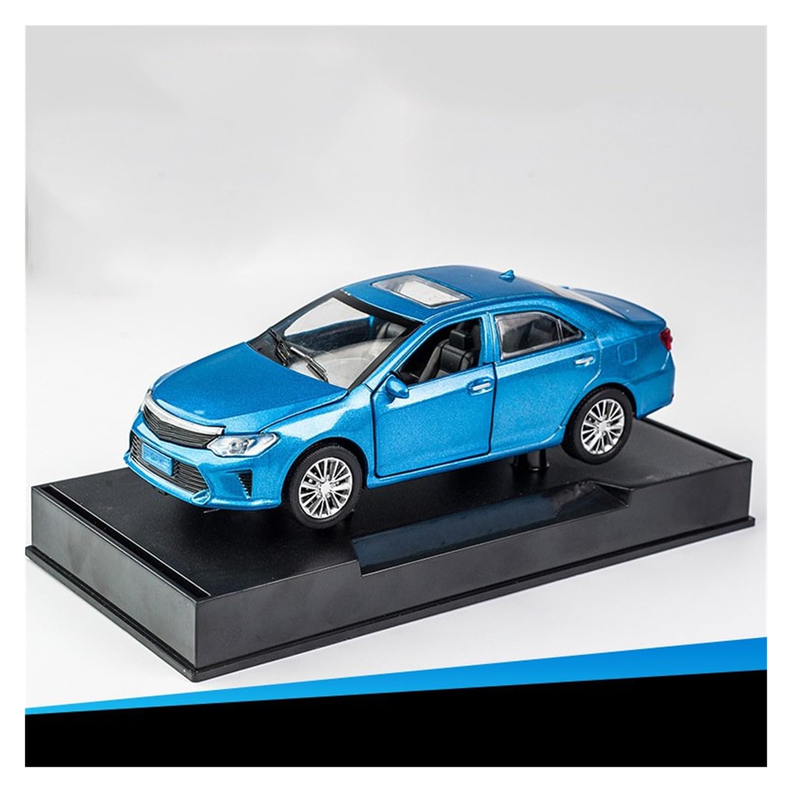 ONAIC Diecast Modello 1:32 Per Toyota Per Camry Modellino Auto In Lega Di Metallo Pressofuso Modellino Auto Da Collezione(Blu)