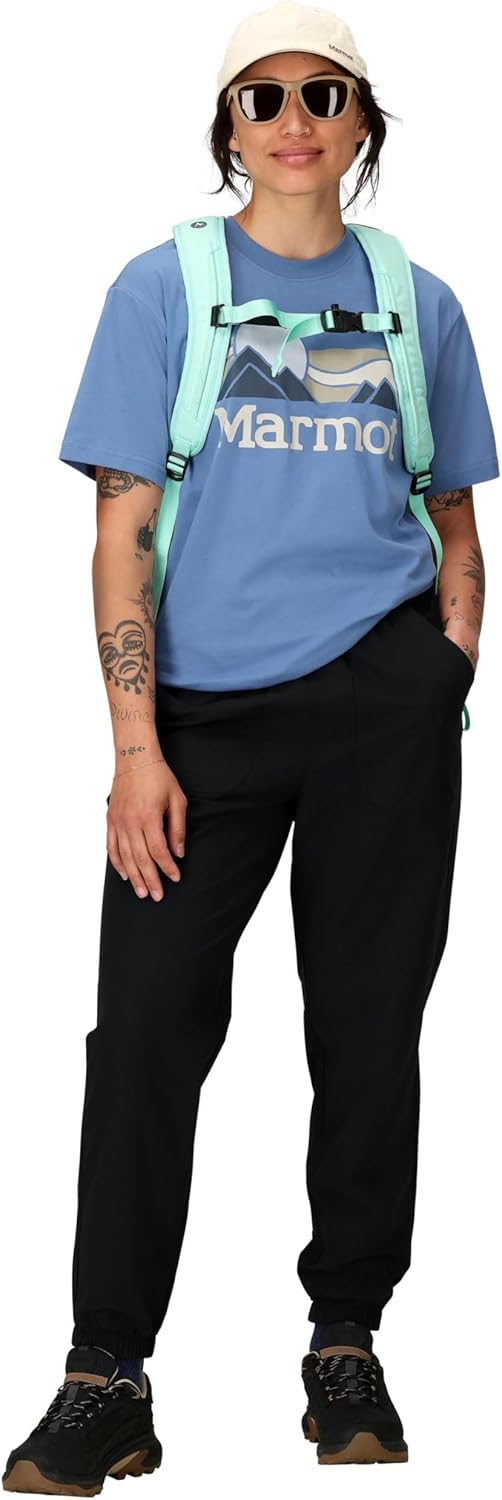 MARMOT Women's Coastal Short-Sleeve T-Shirt - Screen Printed Graphic on Soft, Breathable, Eco-Friendly Cotton/Poly Blend