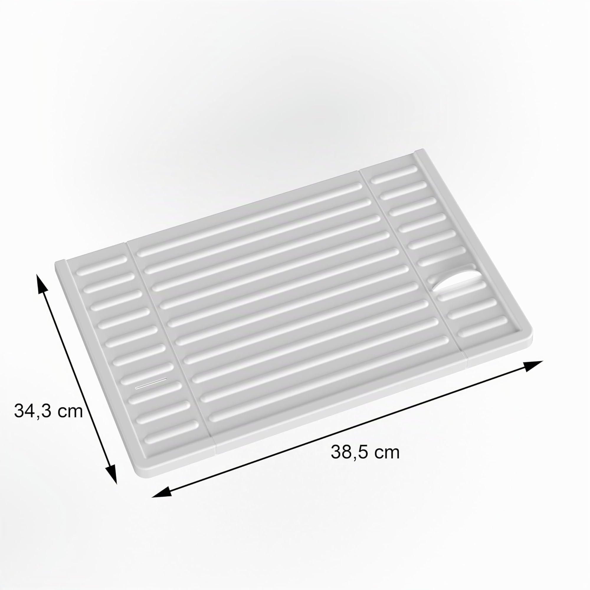 Adventa: Lavadero monobloque de resina de PP con tabla de lavado, fácil de montar, resistente a los ácidos de uso común, lavadero, garaje, exterior, 59L x 40P x 74H cm, blanco