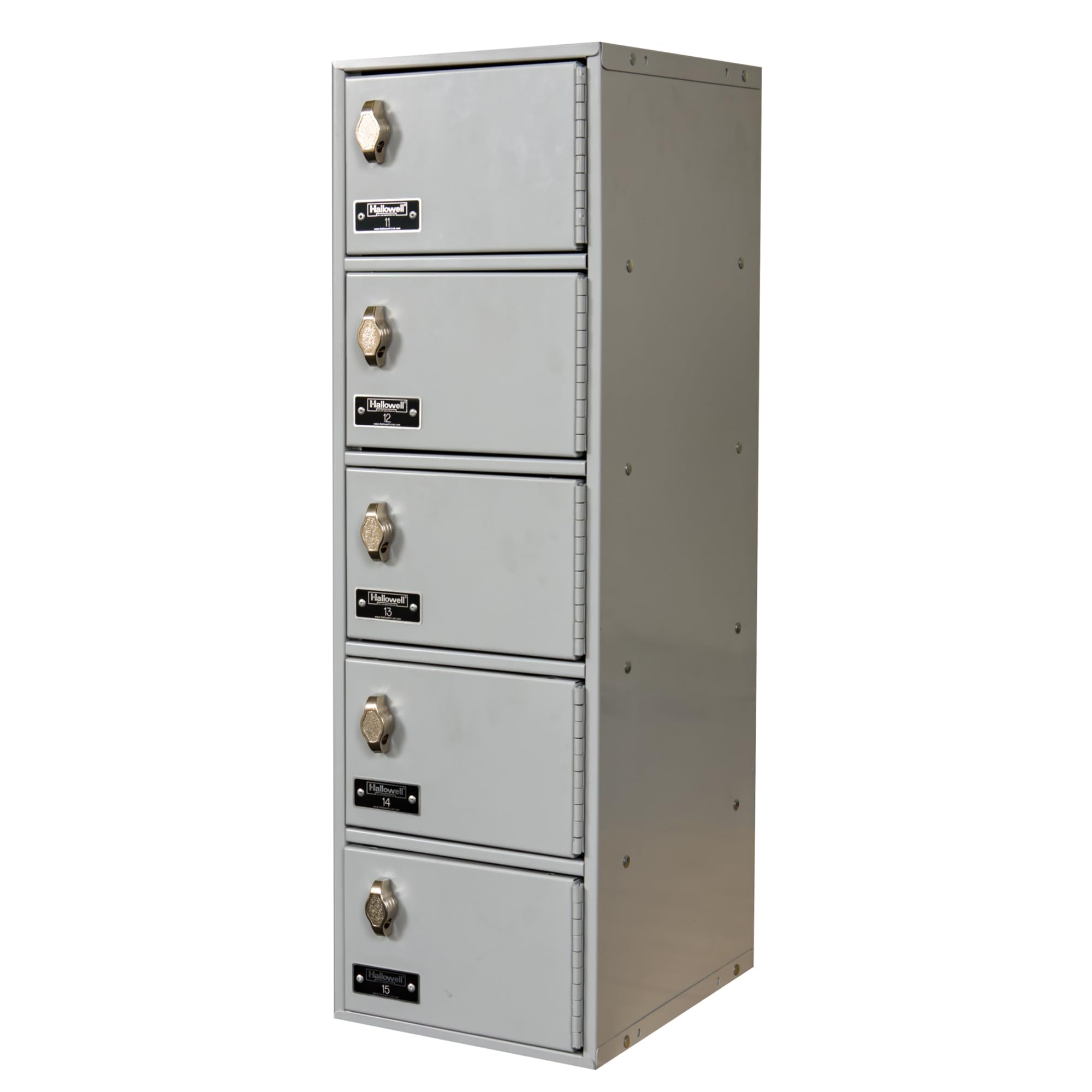 Hallowell, Cell Phone/Tablet Locker, Height 30.5 in, Width 9 in, Color Gray, Model# UCTL192(30)-5A-PL