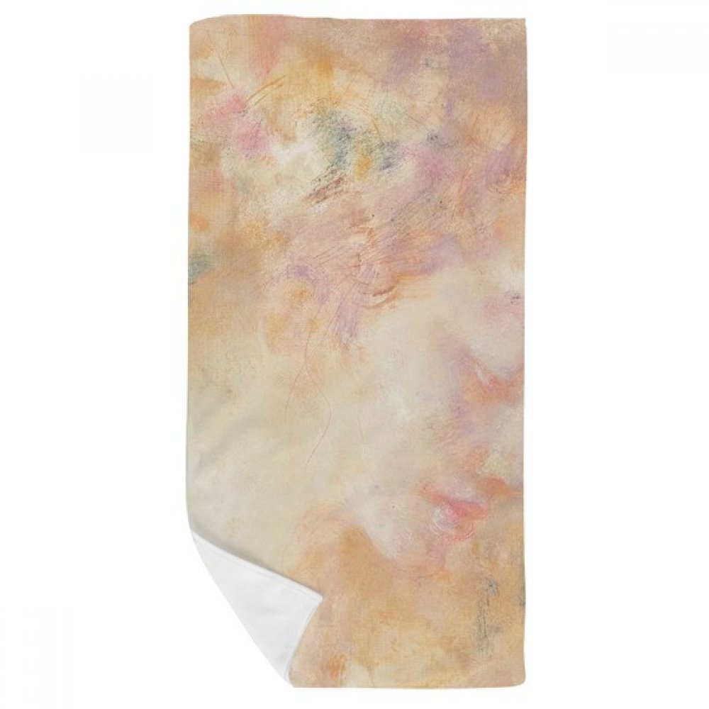 Débarbouillette de bain peinture à l'huile Mlle Xjj serviette douce linge de spa