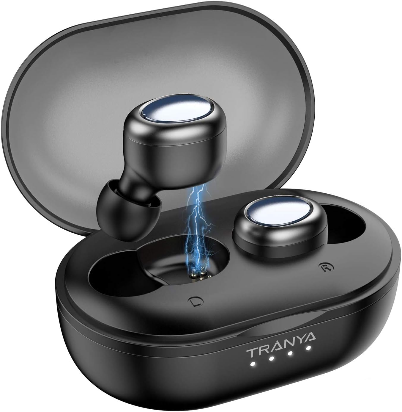 [Upgraded Version of T1] SUPAZO True Wireless Earbuds Built-in Microphone, Bluetooth 5.0 Deep Bass True Wireless Headphones, 7 Hours Continuous Playtime, 48 Hours Playtime with Charging Case, T1-Pro