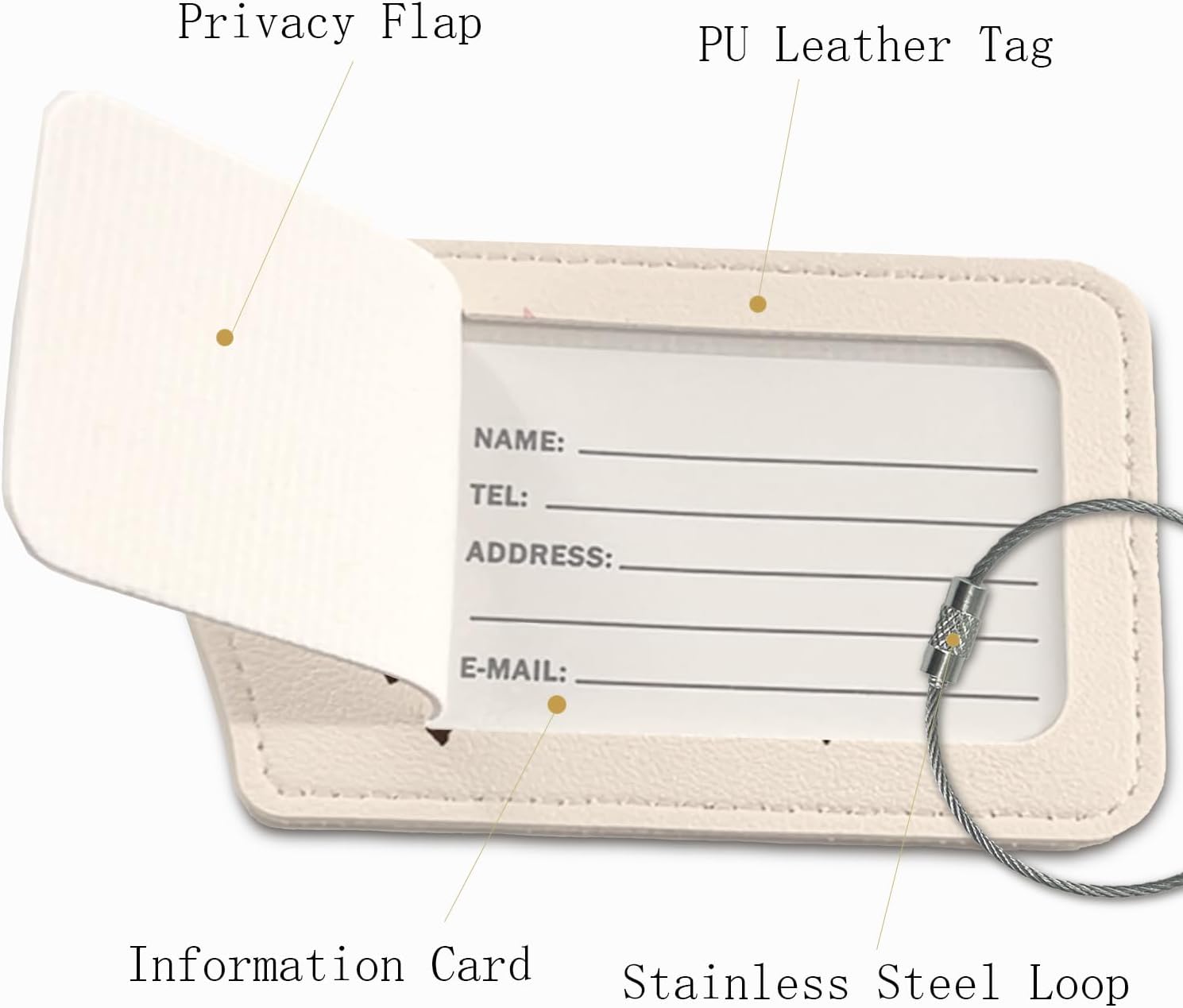 2 Pack Luggage Tags for Suitcases,Cowgirl Suitcase Tags for Travel,Preppy Teen Girls Gifts,Trendy Luggage Tag Label with Steel Loop,Let's Go Girls