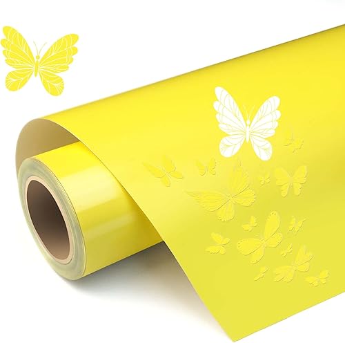 Vista 7 de Glossy Black Permanent Vinyl - 12" x 11 FT, Vinyl for Decor Sticker, Car Decal, Scrapbooking, Signs, Waterproof Window & Home Decal Glossy