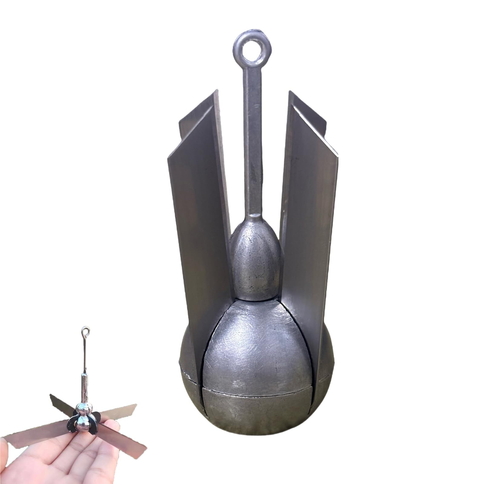 Couteau à Herbe D'eau de Pêche, Outil de Couteau de Désherbage D'eau Pliable Antirouille D'acier Inoxydable, pour Enlever Les Plantes Aquatiques
