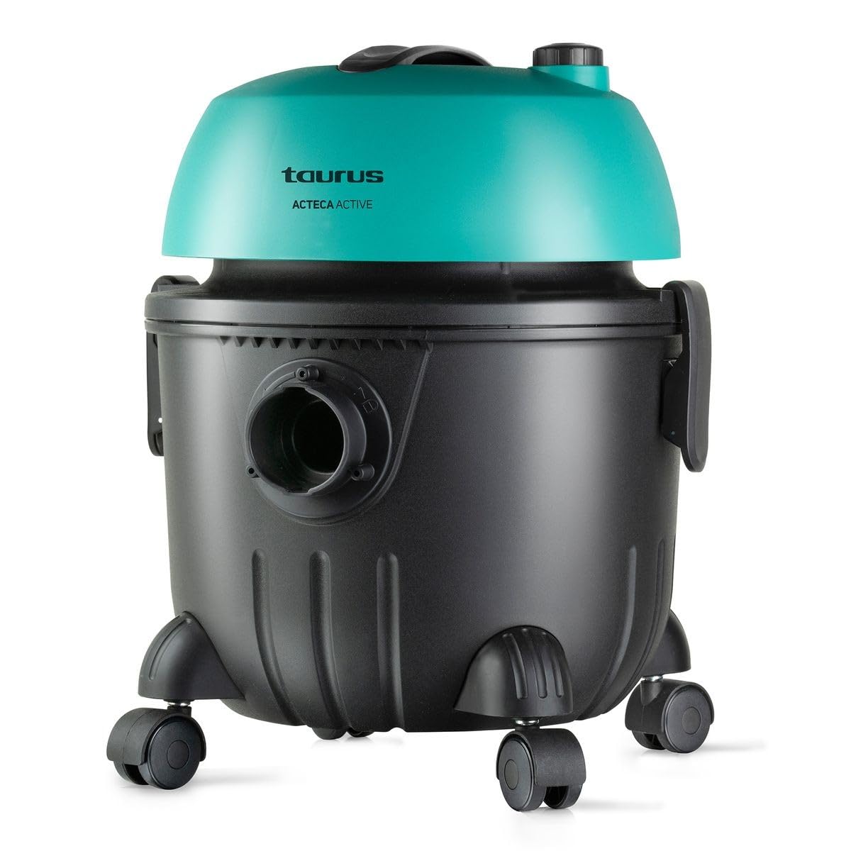 Taurus Ateca Active - Aspirador industrial multiuso. Wet&Dry para líquidos y sólidos. Diseño compacto. 1400W. Sin bolsa. 78dB. HEPA.