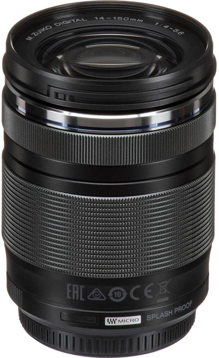 Olympus M.Zuiko Digital ED 14-150mm F4.0-5.6 II Lens, for Micro Four Thirds Cameras (Black)