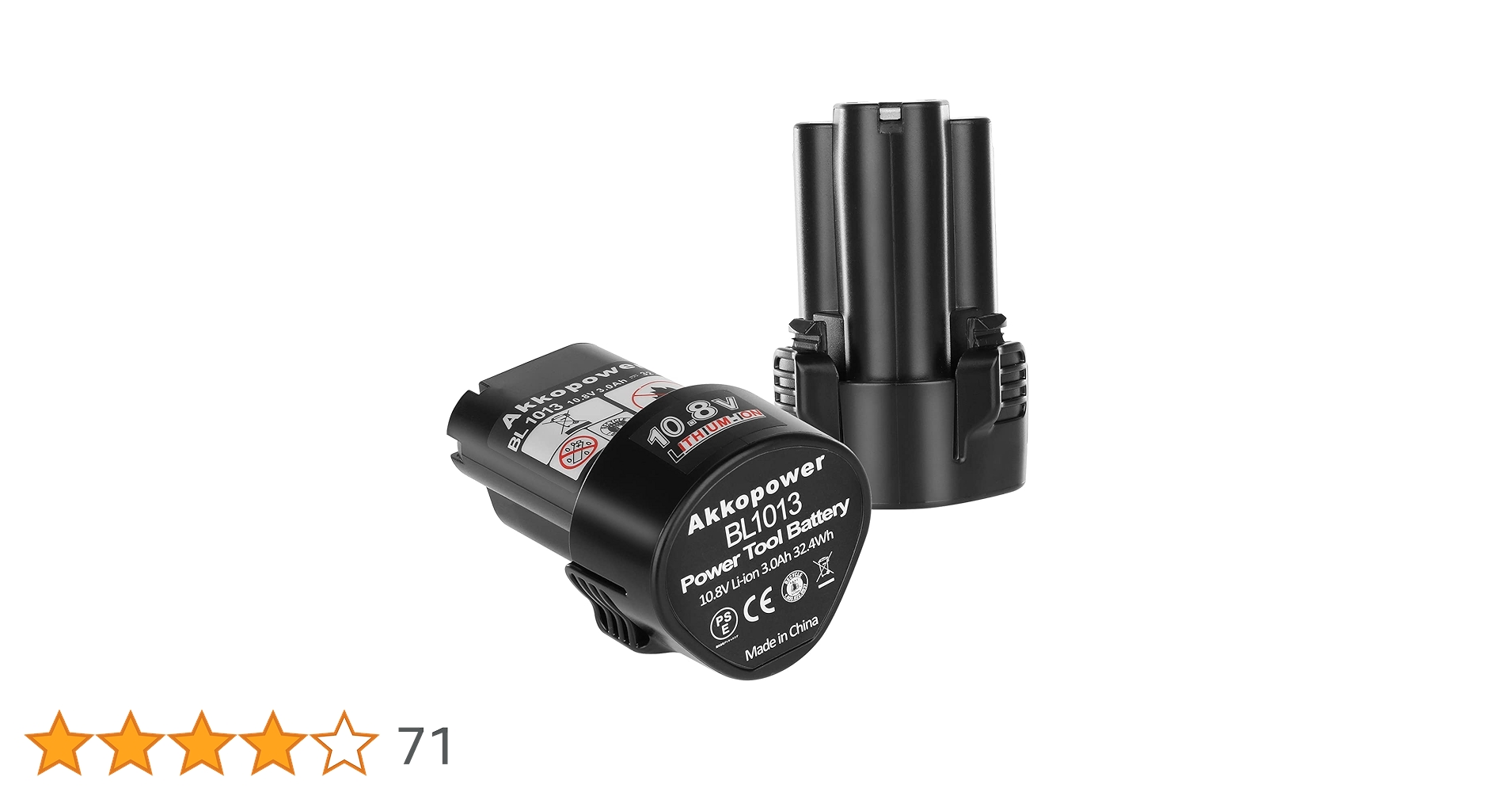 Amazon.co.jp: マキタ 10.8v バッテリー BL1013 互換 ： BL1014