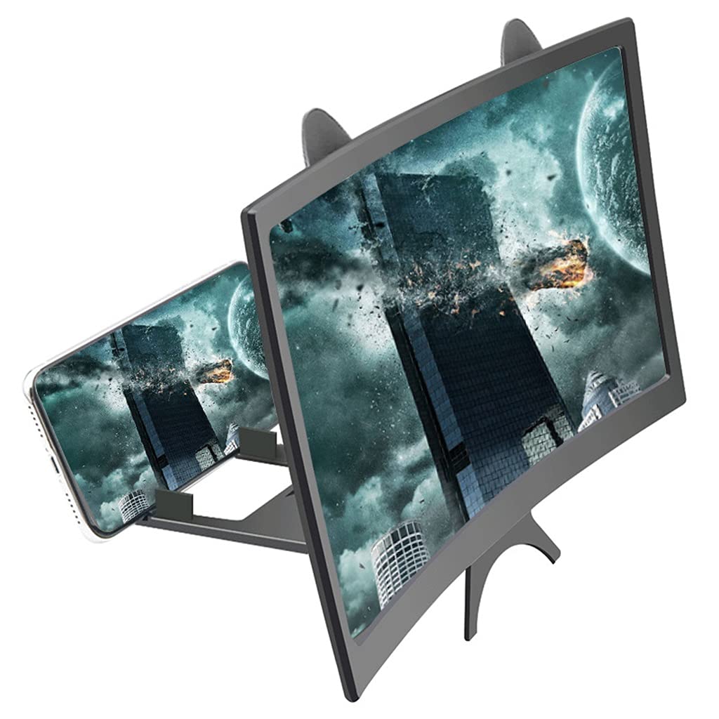 XBTGS Universale Dello Schermo Del Telefono Mobile Lente di Ingrandimento 3D Amplificatore Video Staffa Del Proiettore Supporto Desktop Stand per Telefono,