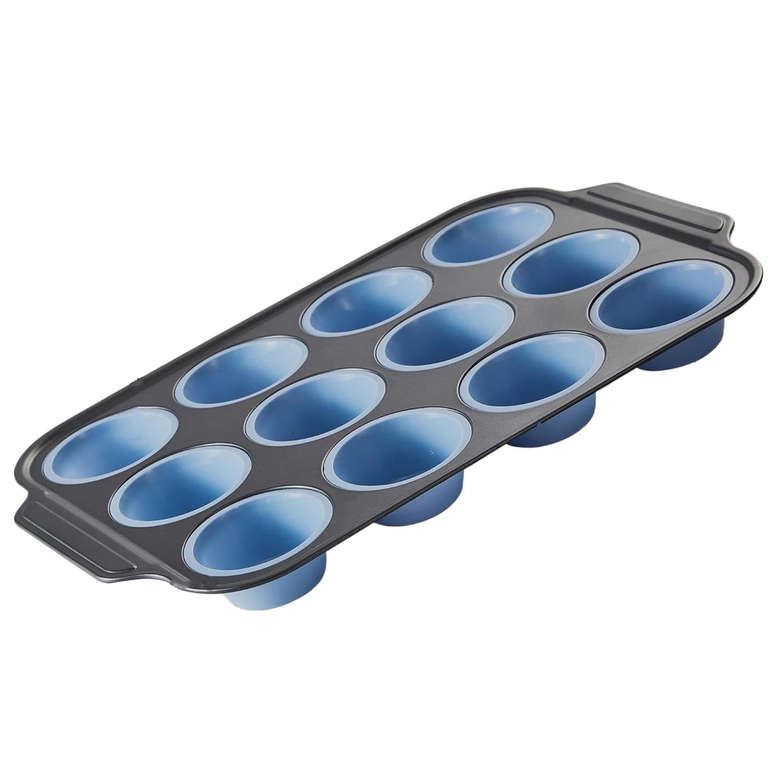 Molde para muffins Bandeja De Silicona Antiadherente Portátil Y Fácil Con | Bandeja Para Hornear Cupcakes para cocina hogar mesa comedor mujeres hombres familia