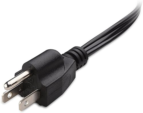 Miniatura 3 de Cables Unlimted PWR-1080-15 cable universal de alimentación de CA Mickey Mouse de 15 pies de largo (certificación UL), PWR-1080-15