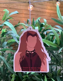 Wanda Maximoff Car Air Freshener | Peony Scented | Scarlet Witch | Marvel Gifts | Funny Novelty Gifts