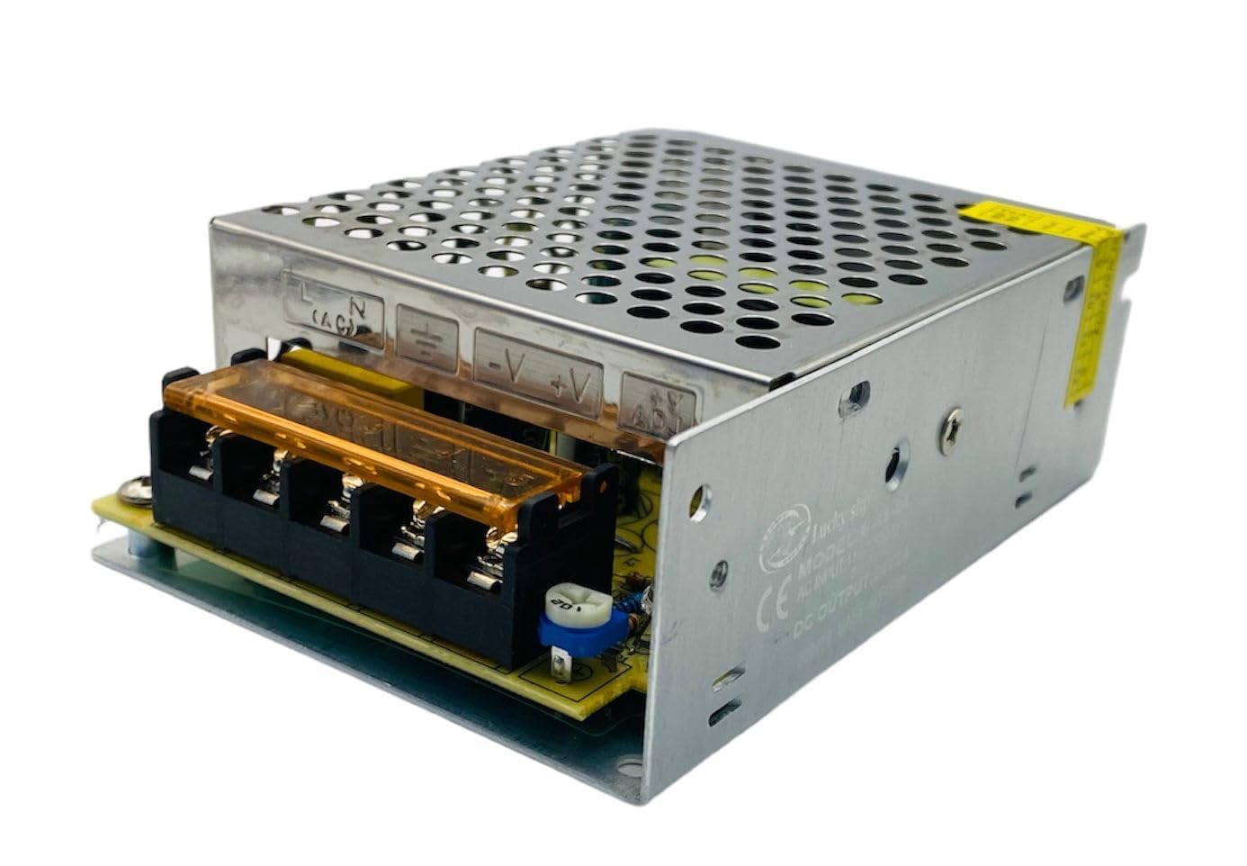 Lucky Sky 1PC AC 220V to DC POWER SUPPLY 24V 1A/ 24V 2A/ 24V 3A/ 24V 5A/ 24V 10A, Regulated Transformer Switching Power Supply Driver for LED Strip Light, CCTV, Radio, Computer Project. (24V 2A)