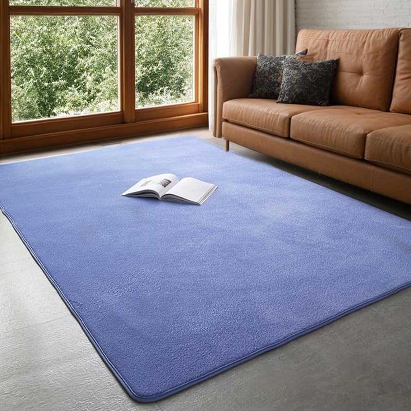 Tapis de décoration grand format flanelle 160x230 anti-sol froid pour grand salon