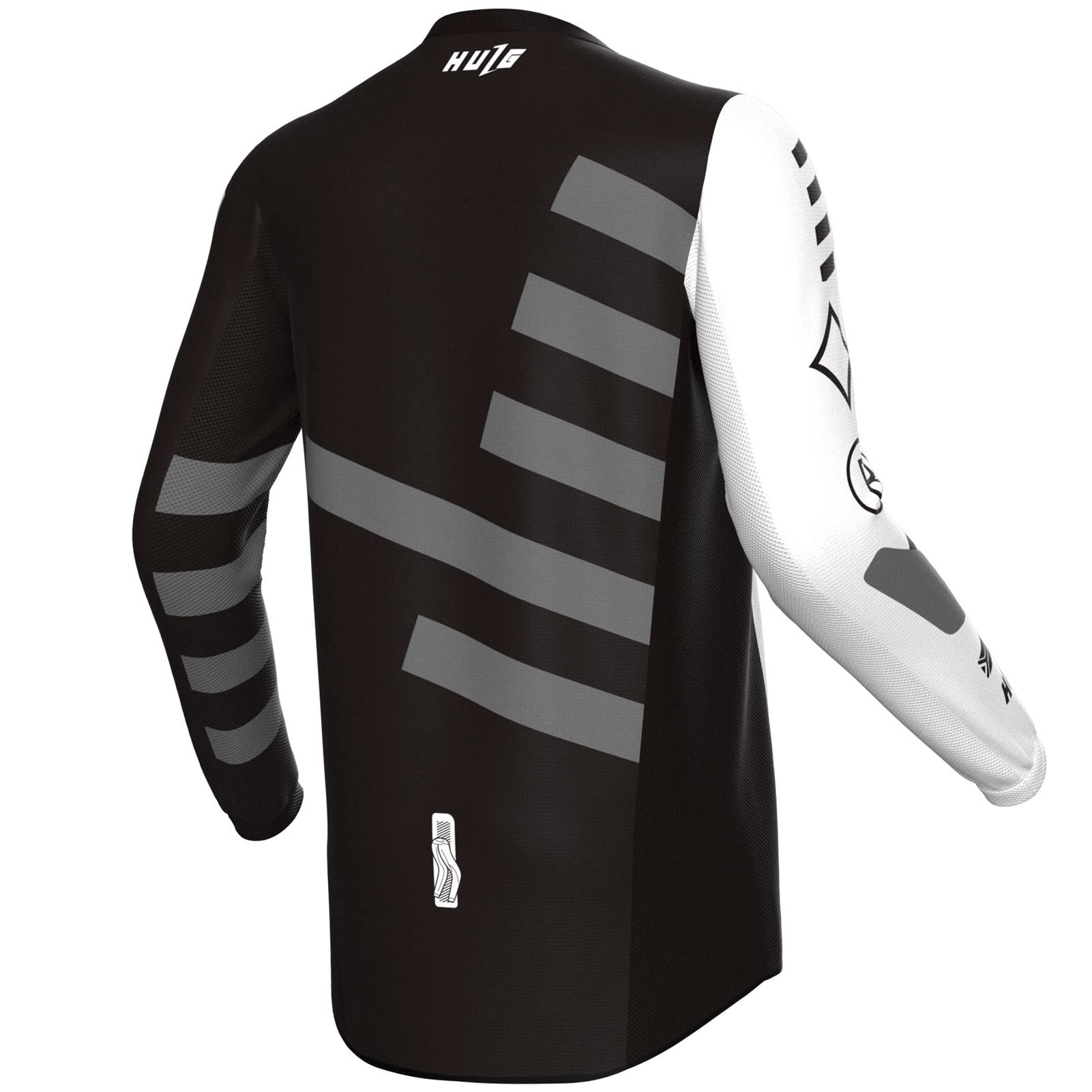 Maillot de VTT à manches longues pour homme - Séchage rapide - Pour motocross - Pour descente et motocross, 11, Grand