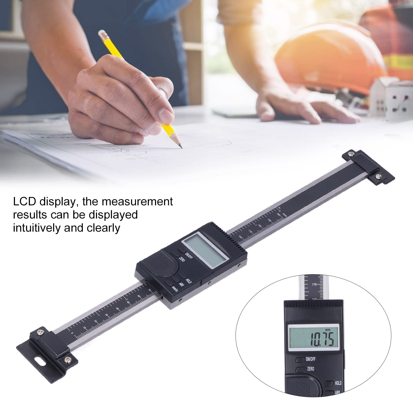 Pie de Rey Vernier 0-200mm Acero Inoxidable (0-200MM)