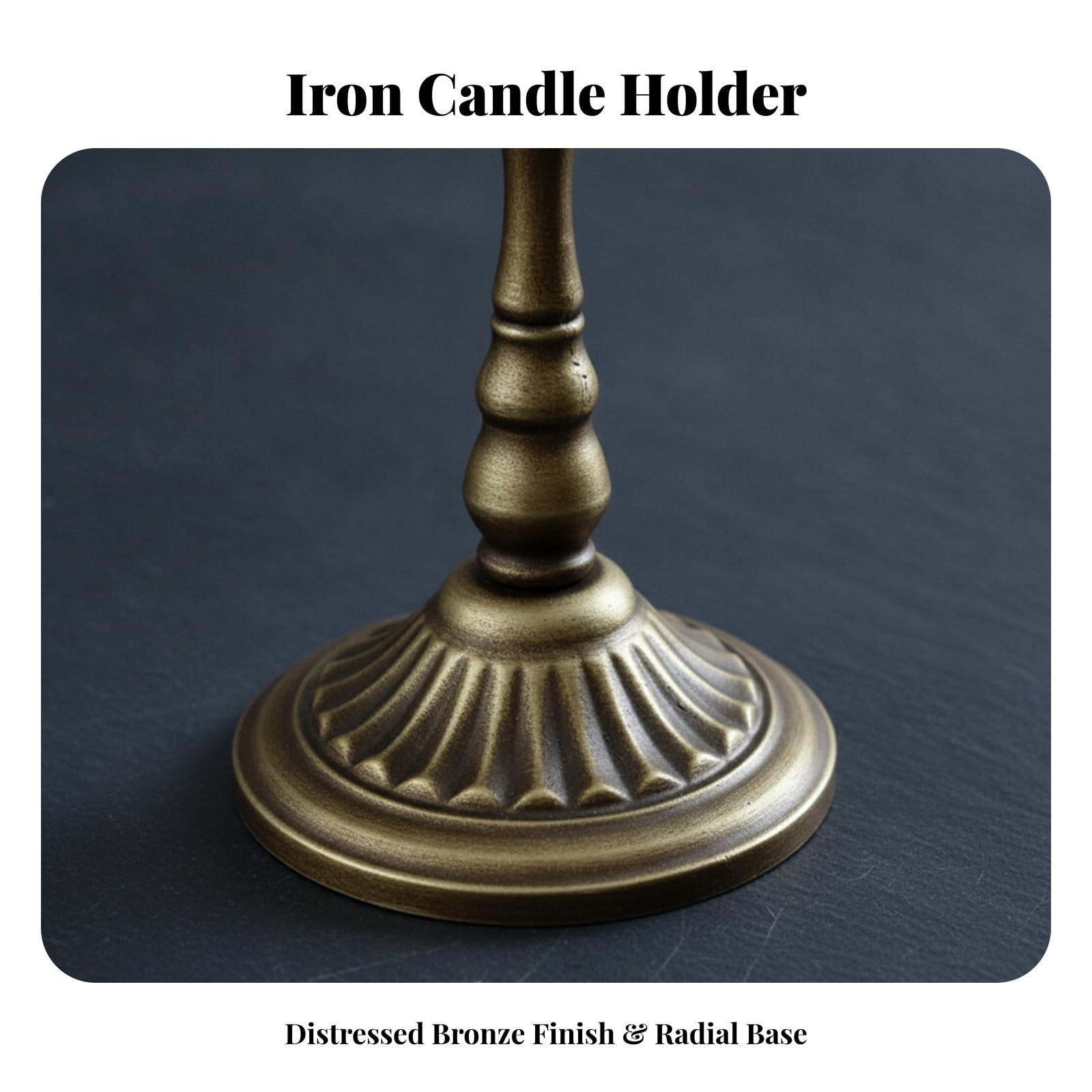 Candelabro in Ferro Sicuro, style to 4