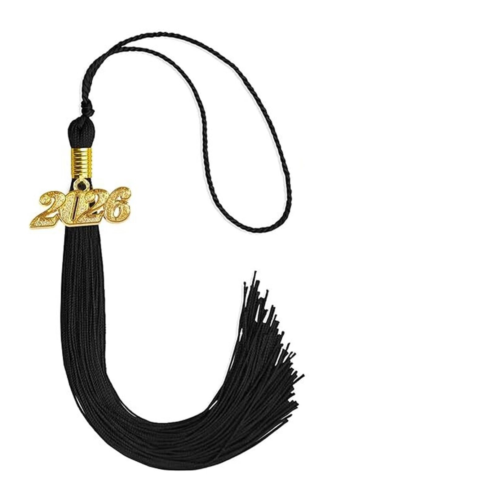 Tassel Graduation 10Pcs Graduation Unisex Matte Adult Cap With Tassel With 2026 Year Charm for Graduate Ceremonies and Memorials