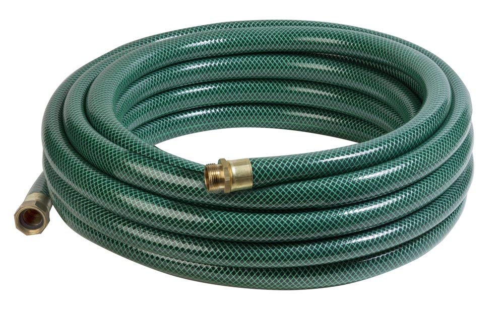Kuriyama Kuri Tec HS1317 Series Heavy Duty Reinforced PVC Water Hose Assembly, 125 psi, 100' Length x 1