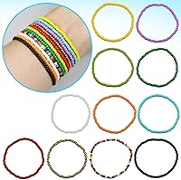 Vista 4 de Bala&Fillic Cuentas de semillas de color verde oscuro de 0.118 pulgadas (0.118 in), aproximadamente 3600 piezas/3.53 oz en bolsa, cuentas de vidrio