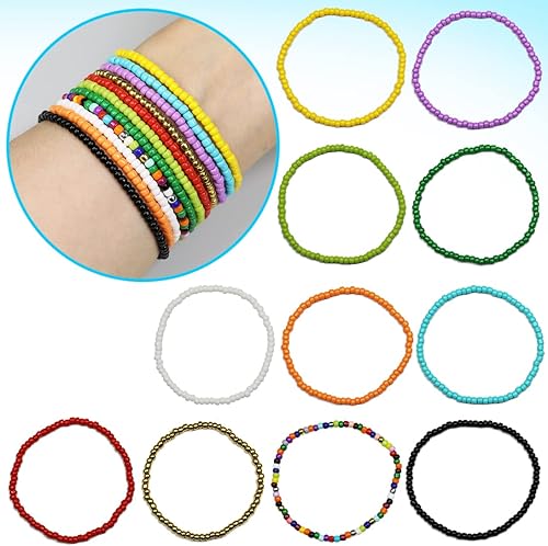 Miniatura 4 de Bala&Fillic Cuentas de semillas de color verde oscuro de 0.118 pulgadas (0.118 in), aproximadamente 3600 piezas3.53 oz en bolsa, cuentas de vidrio