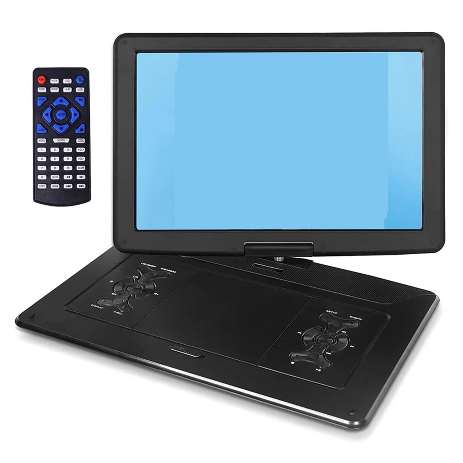 Lettore Dvd Portatile con Lettore Dvd HD in Inglese, Grande Schermo, Lettore CD