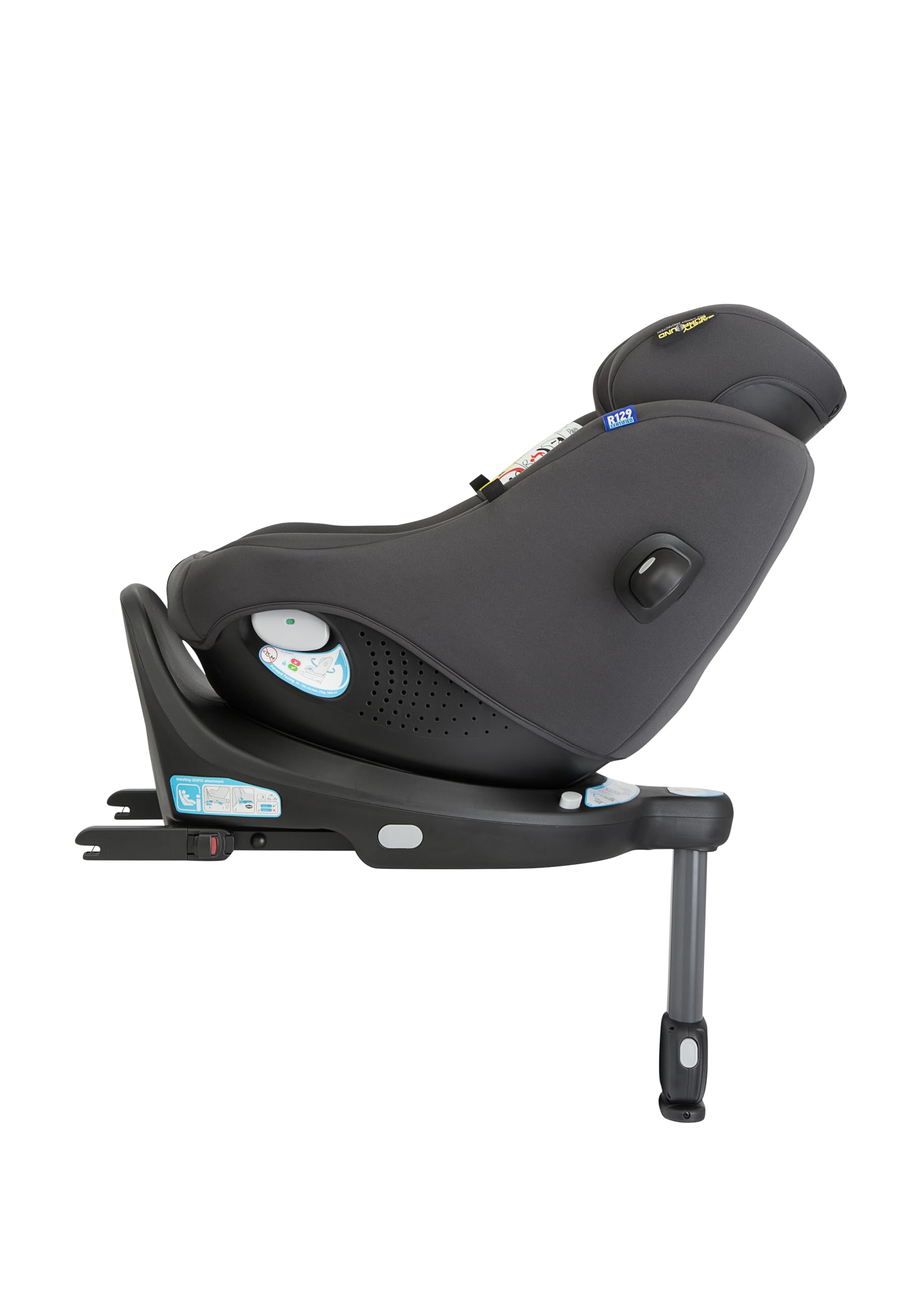 Graco - Turn2Me™ DLX i-Size R129 Silla de coche giratoria 360° con ISOFIX, de 40 a 105 cm (desde el nacimiento hasta los 4 años aprox.), color Iron
