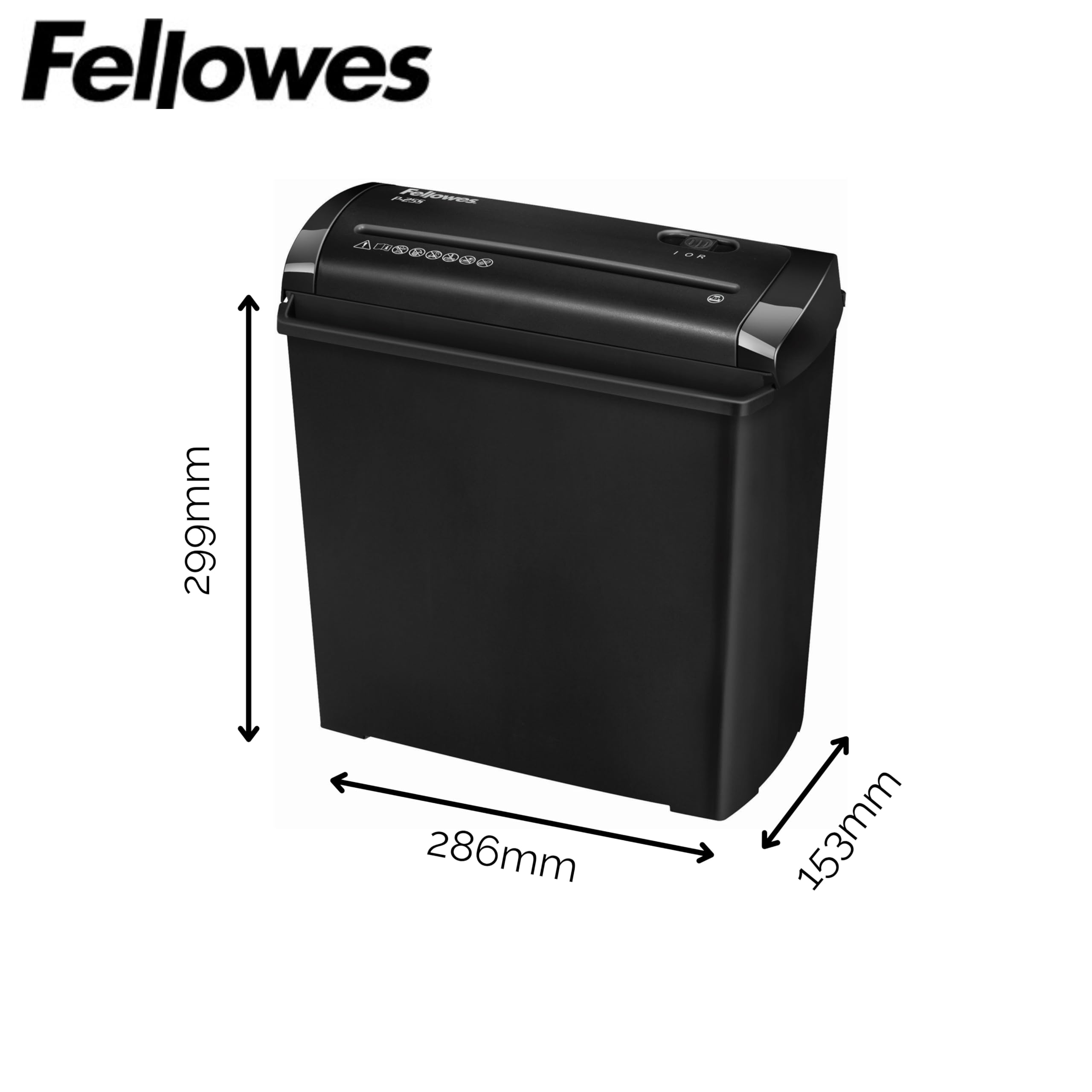 Fellowes Powershred P-30C niszczarka do cięcia cząstek 22 cm Czarny